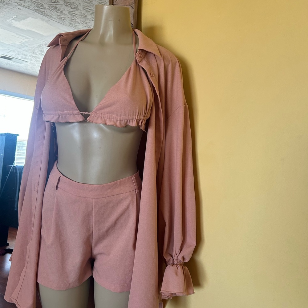 Peach / Three piece set